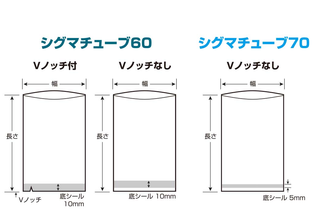 シグマチューブ | 規格袋シリーズ【クリロン化成株式会社】