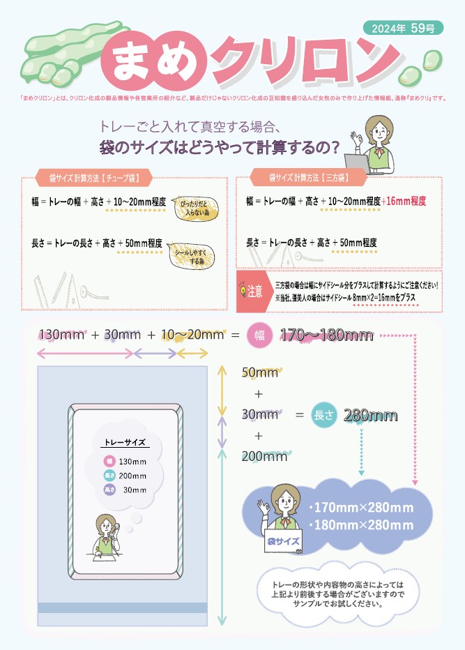 まめクリロン59号を発行しました【クリロン化成株式会社】